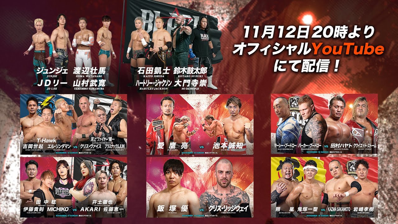 【大会動画&バックステージ】2024年11月10日 大阪・梅田スカイビル ステラホール「G PROWRESTLING Ver.80」