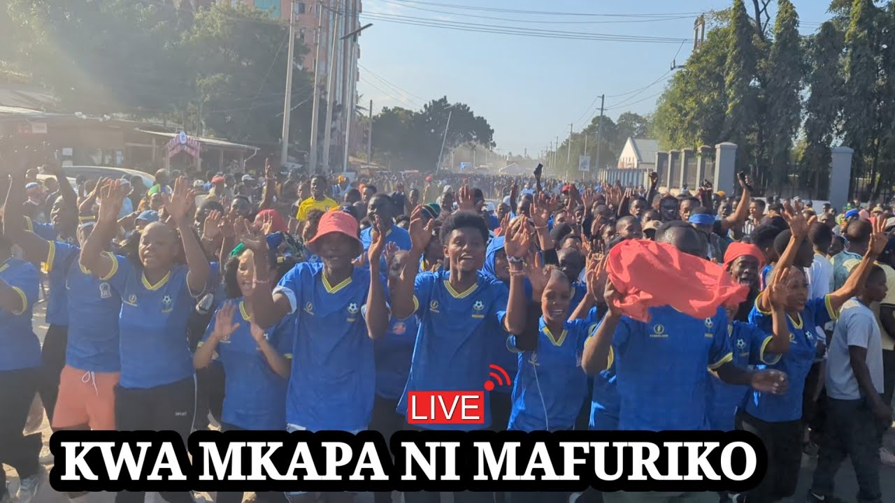 🔴#LIVE_ KWA MKAPA NI MAFURIKO YA MASHABIKI! NDANI NYOMI NJE NYOMI!!  ANGALIA  MATUKIO YOTE!!