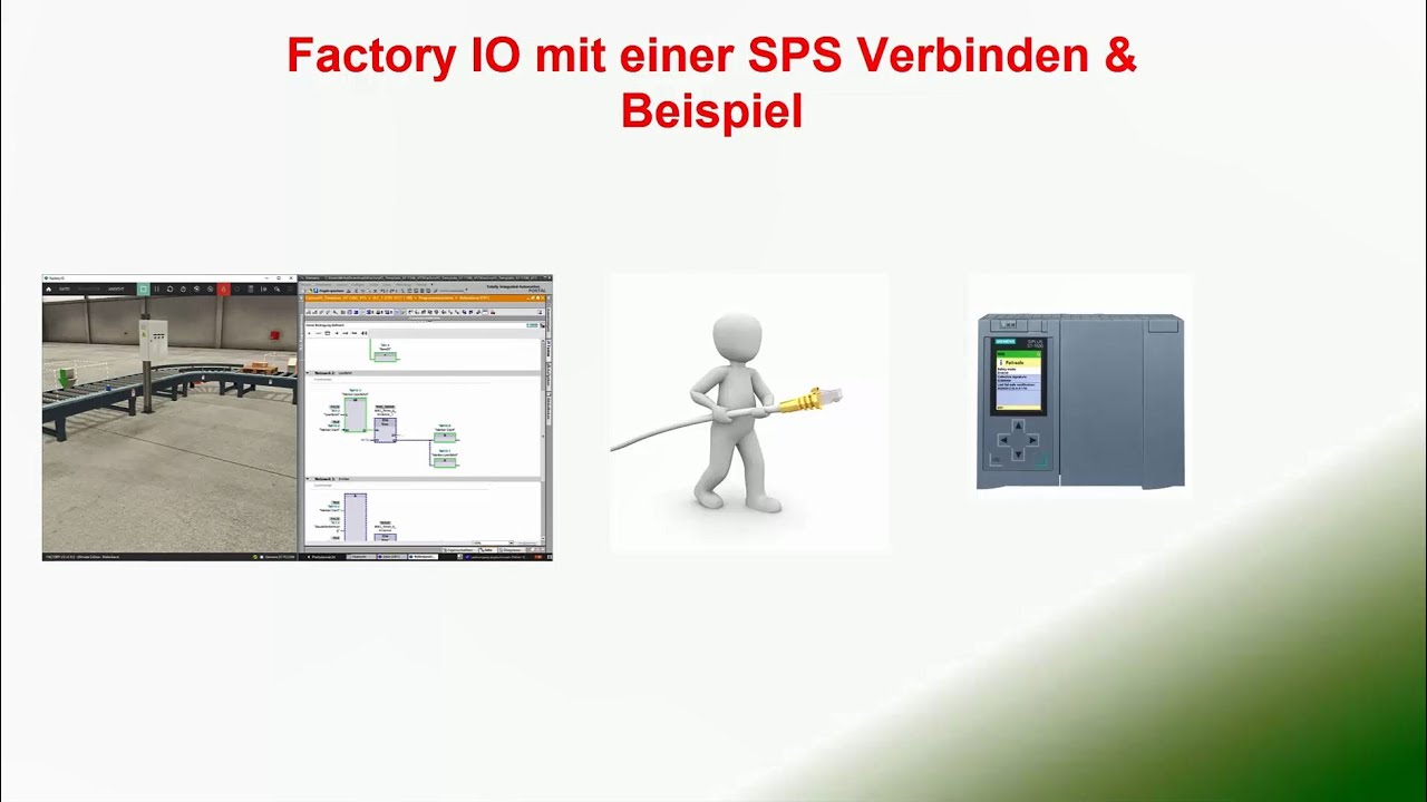 SPS programmieren lernen - Factory IO mit PLC Sim Verbinden