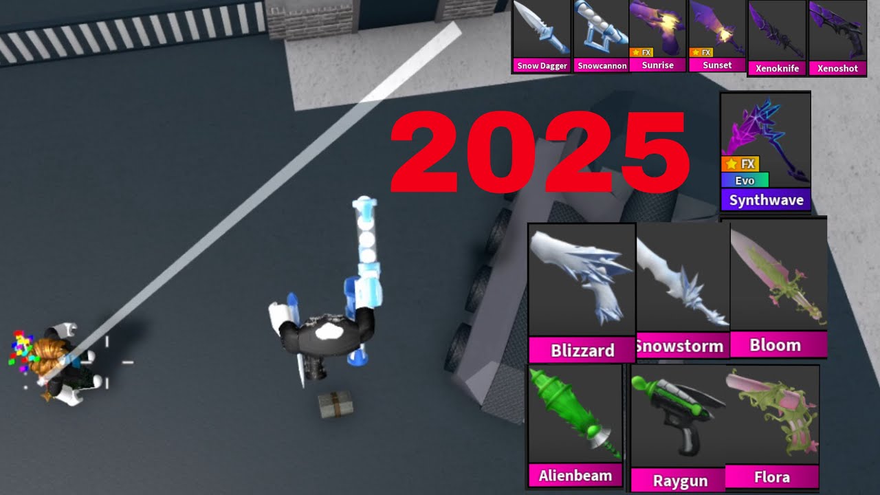 MM2 MONTAGE WITH EVERY 2025 WEAPON (Murder Mystery 2)