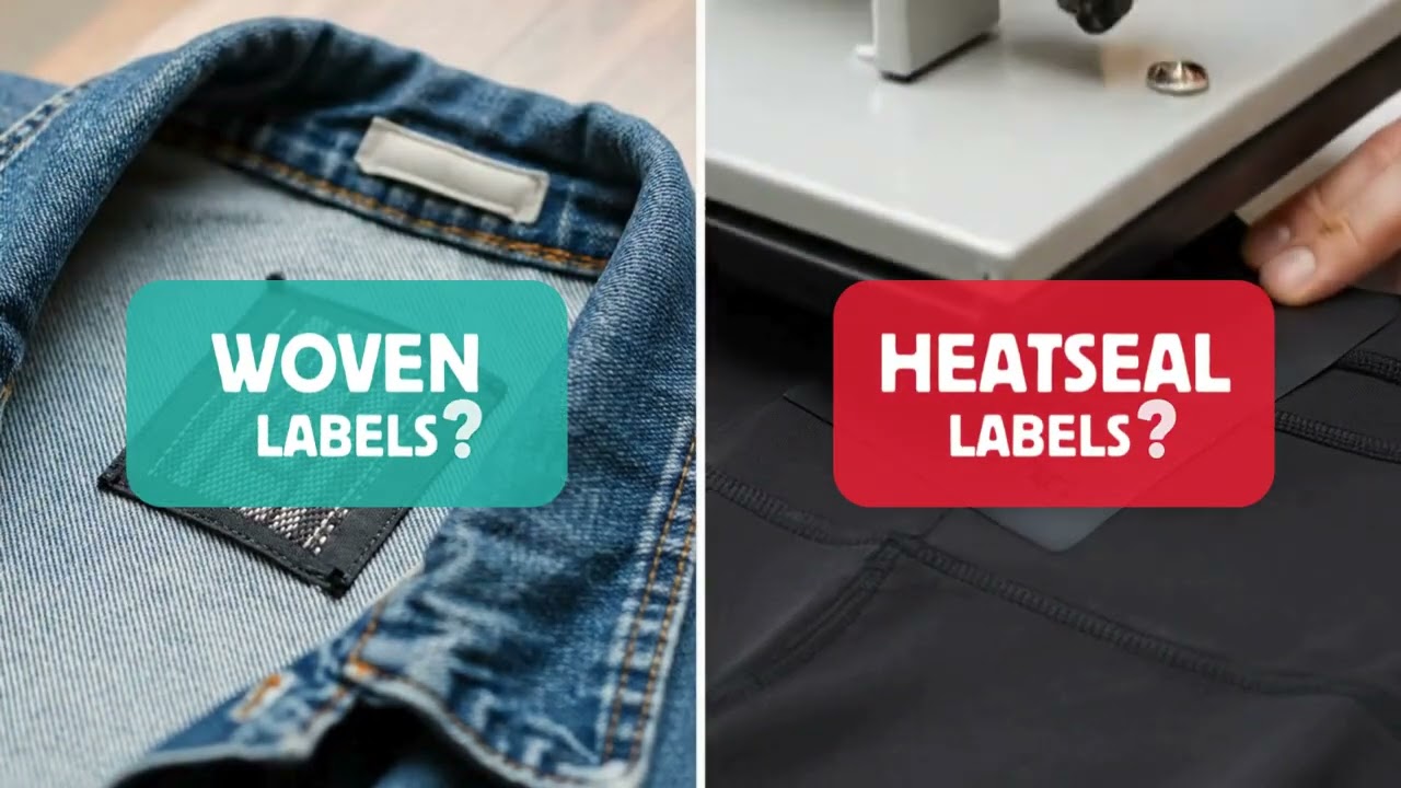 🔥 Heat Seal vs Woven Labels &mdash; Which Is Right for Your Brand?
