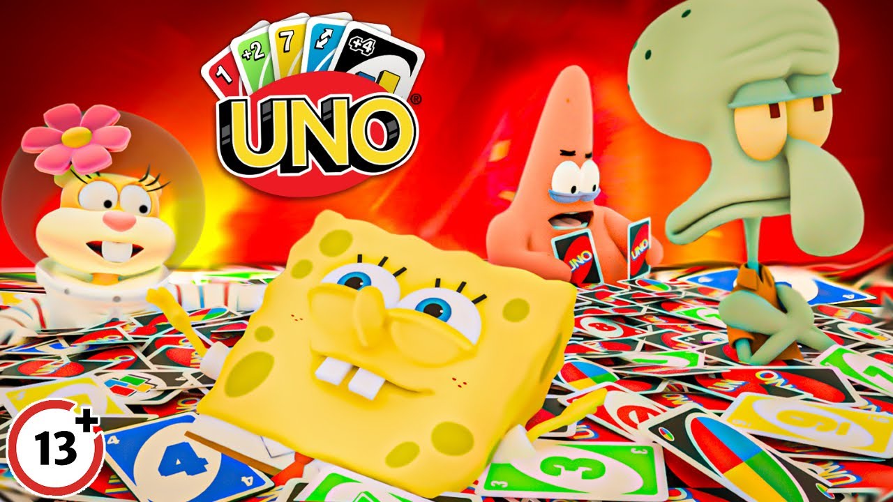 (NOT FOR KIDS!) The Krusty Krew Play UNO to the DEATH!