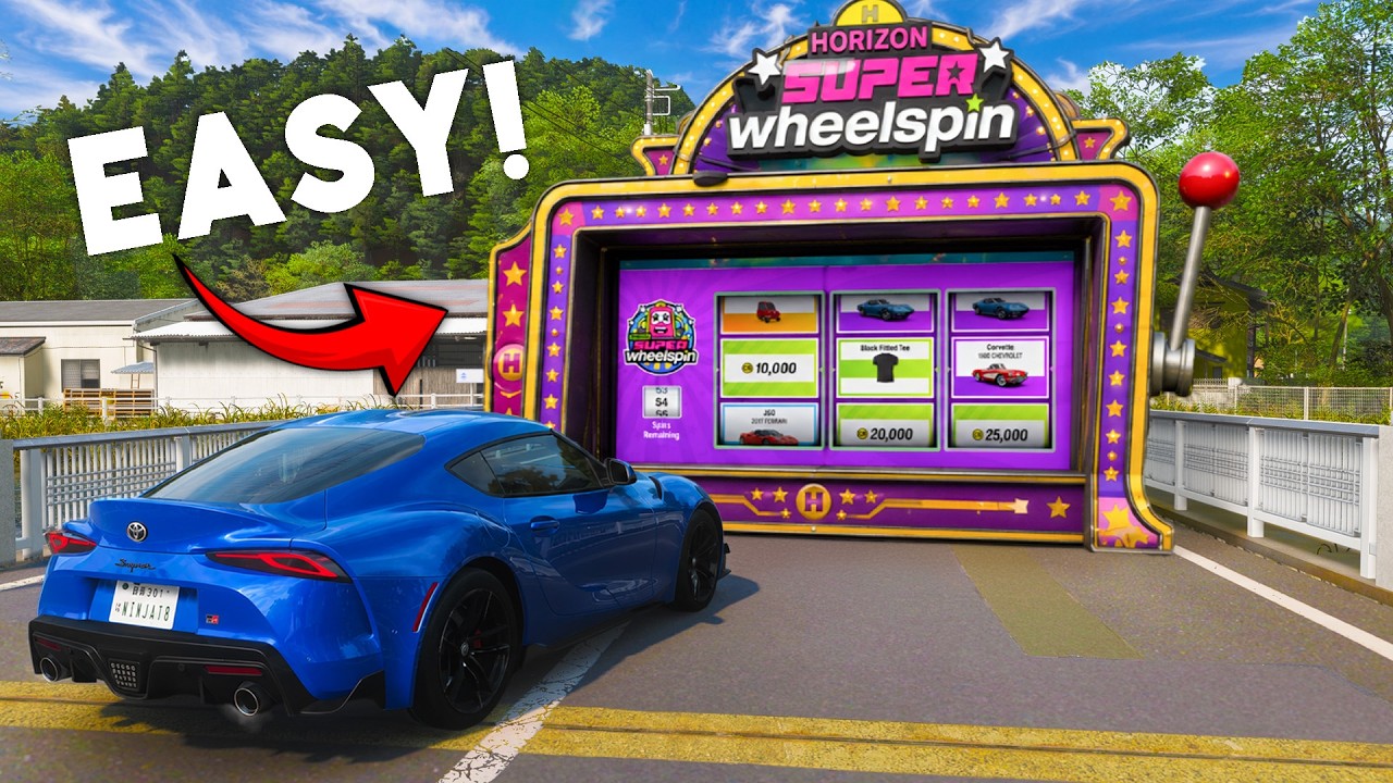 САМЫЙ ПРОСТОЙ способ получить БЕСКОНЕЧНЫЕ Wheelspins в Forza Horizon 6!