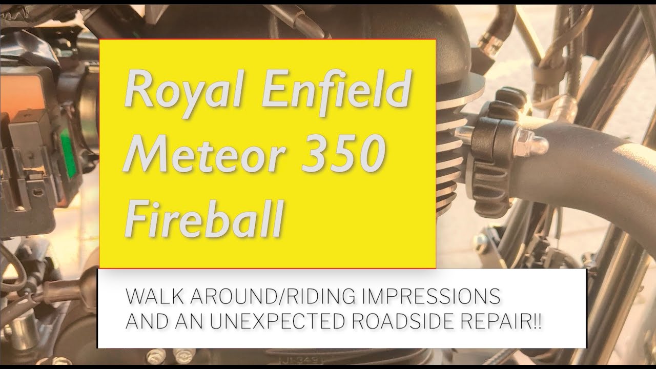 Royal Enfield Meteor Fireball Test Ride & Unexpected Roadside Repair!