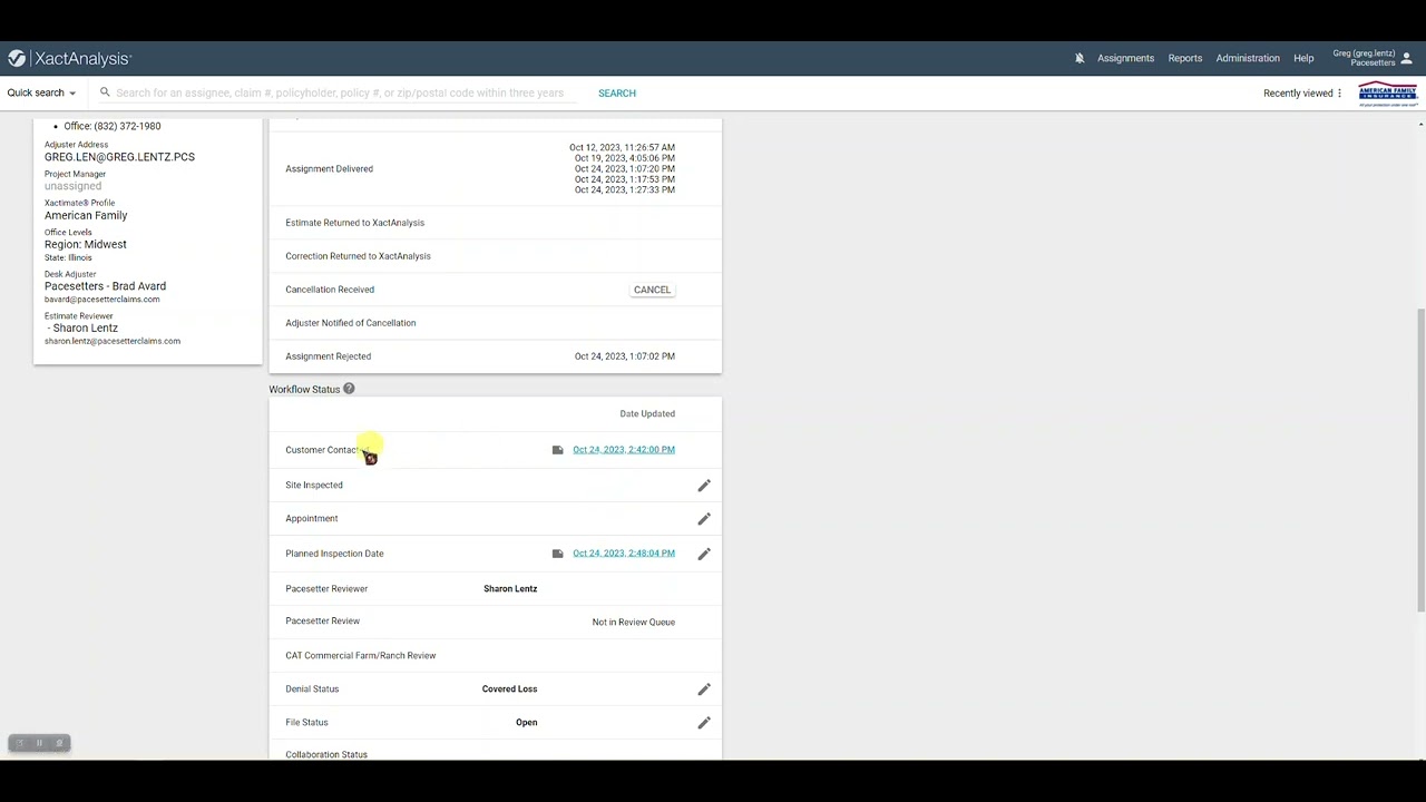 PCS   Xactanalysis   General Navigation