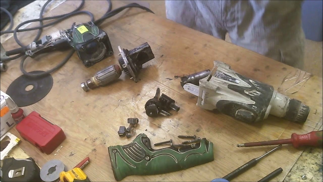 How to repair disassemble Hitachi DH24pc3 rotary hammer drill