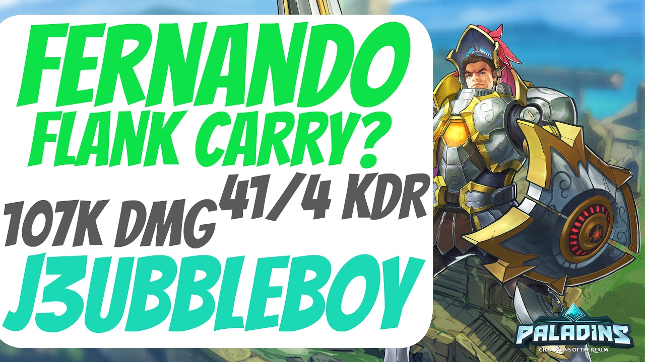 [Paladins] Fernando Gameplay - Tank Carry? - Stone Keep
