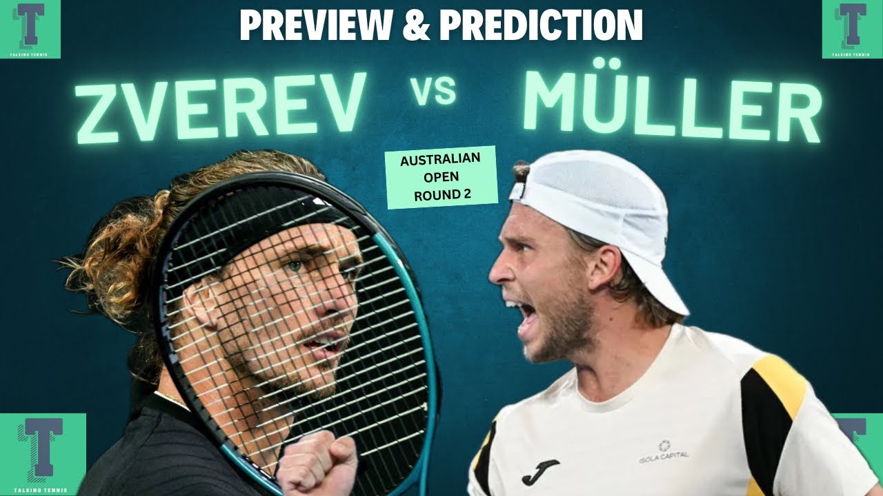 Alexander Zverev vs Alexandre Müller | Australian Open 2026 Round 2 | Preview and Prediction