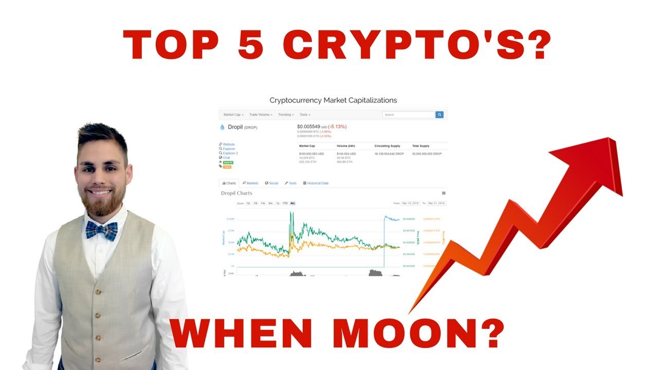 TOP 5 CRYPTOCURRENCIES THAT MIGHT MOON IN 2018?