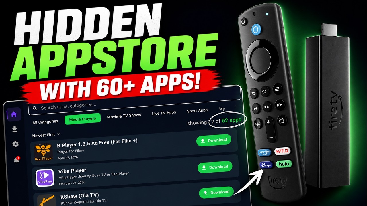 СКРЫТЫЙ магазин приложений Firestick, о котором Amazon не хочет, чтобы вы знали! (Более 60 прилож...