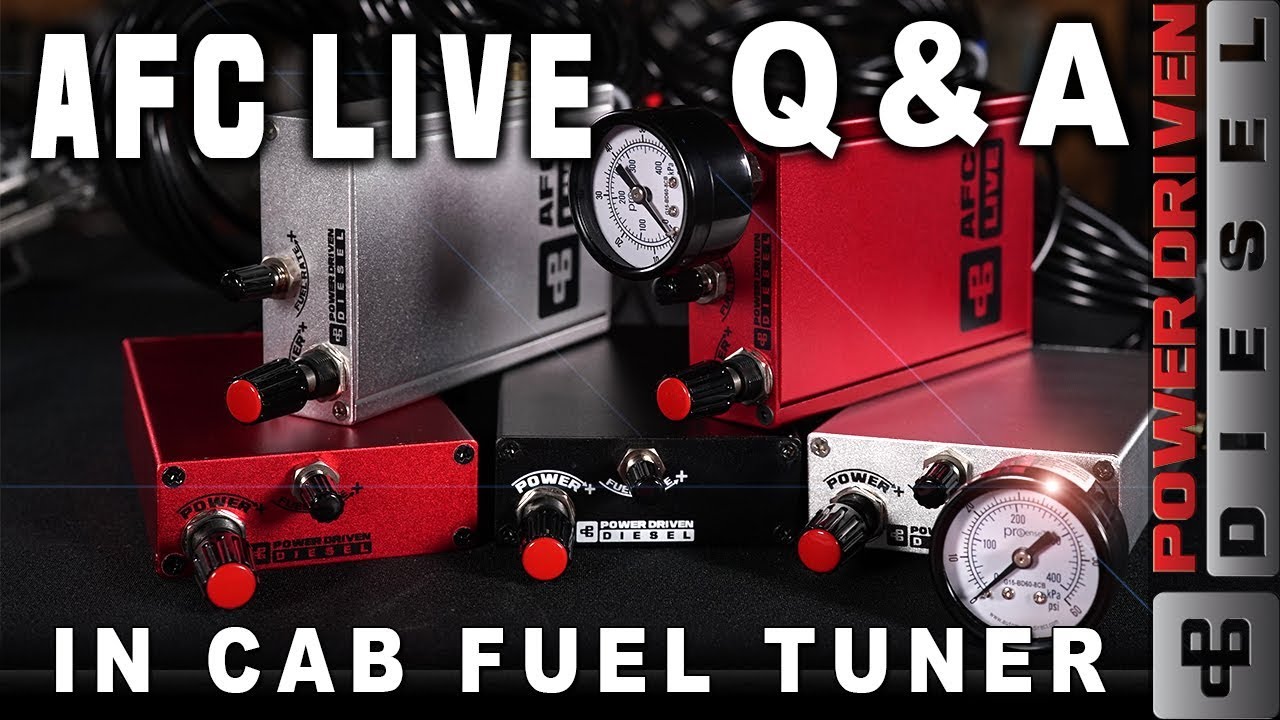 AFC LIVE -  P-PUMP FUEL TUNER  Common Q&A | Power Driven Diesel