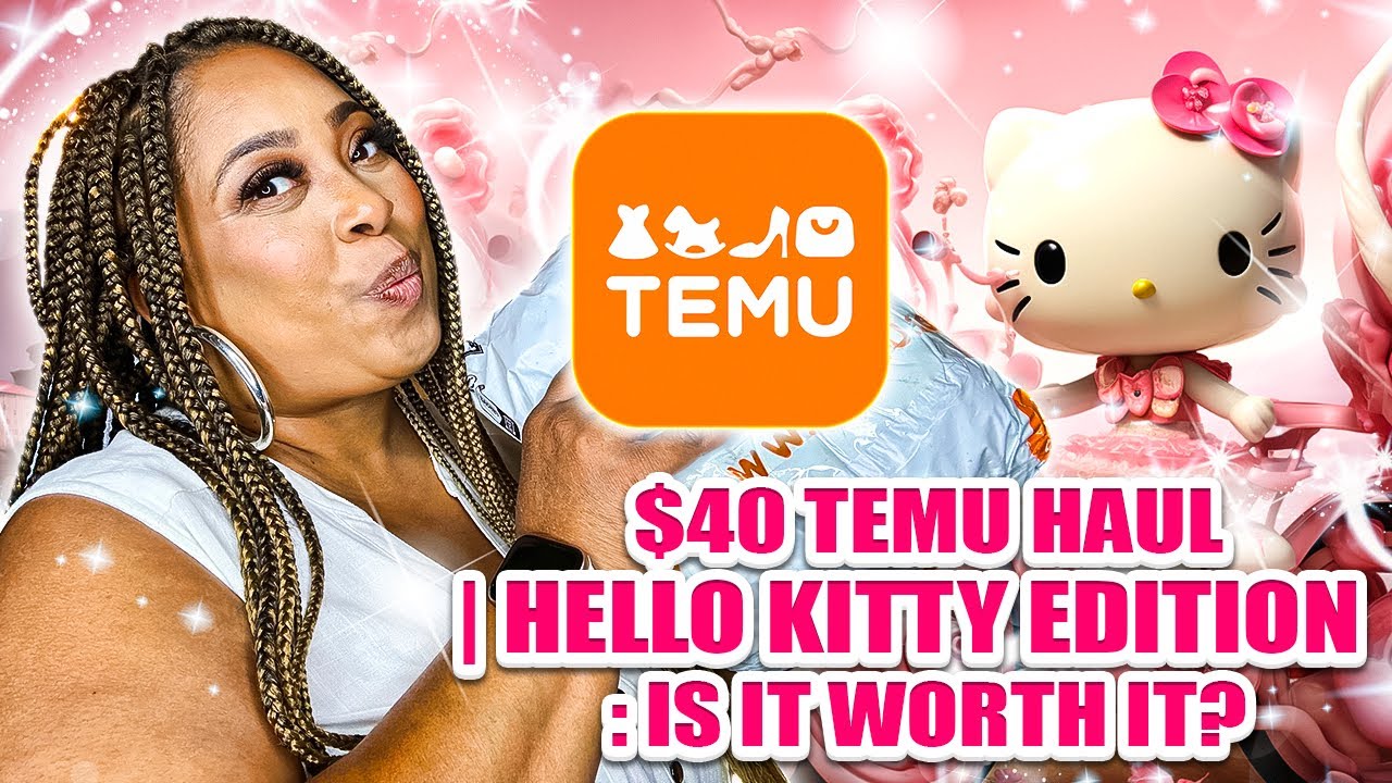 $40 TEMU HAUL | Hello Kitty Edition: Is It Worth It? | Items Under $5!!