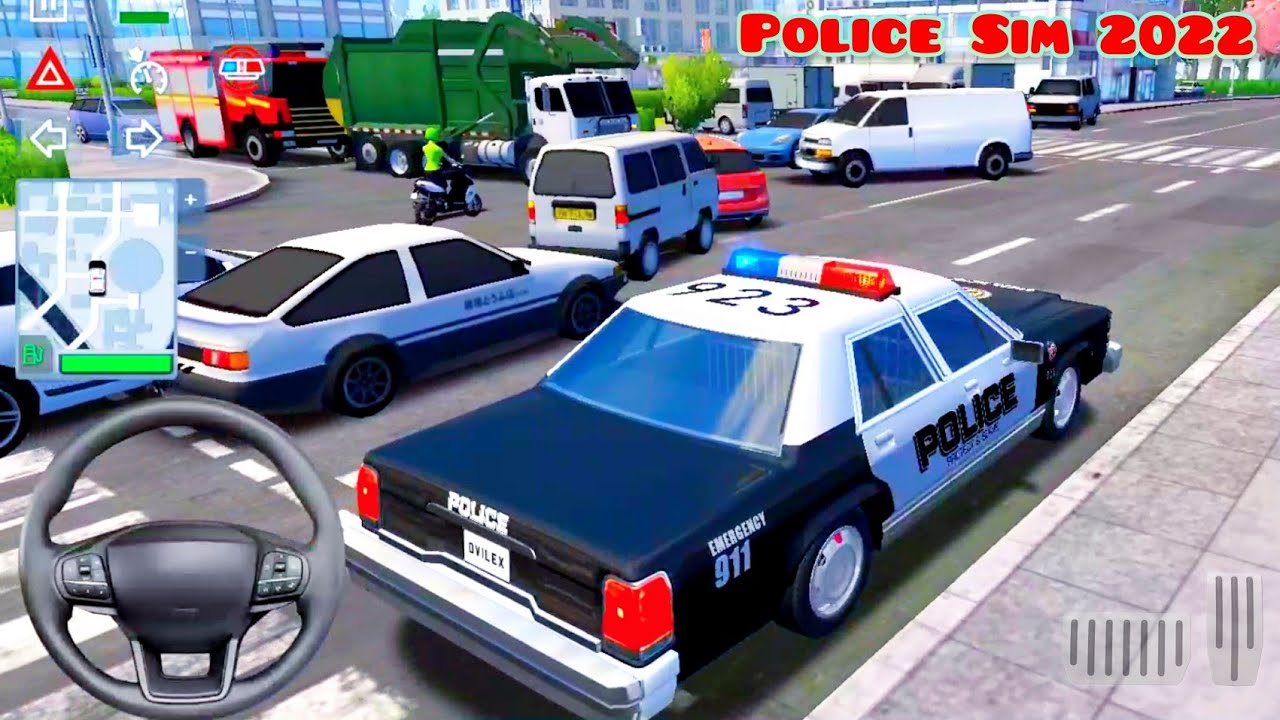 Police Sim 2022 | jeux de voiture de police 2022 | conduite libre en ville jeux mobile #2