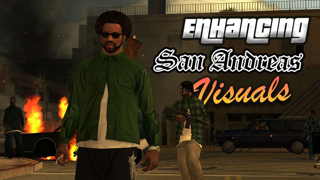 Making San Andreas graphics look more modern with a few mods
