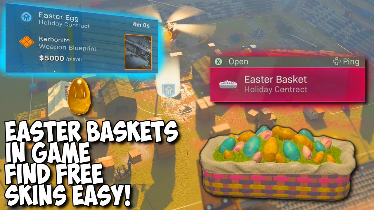 NEW Easter Egg Baskets Added To Warzone! Easy Contraband Weapon Skins