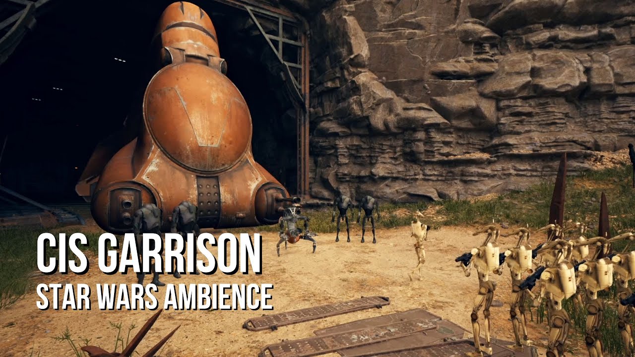Separatist Garrison | Star Wars Ambience | MTT Engine, Droid Chatter