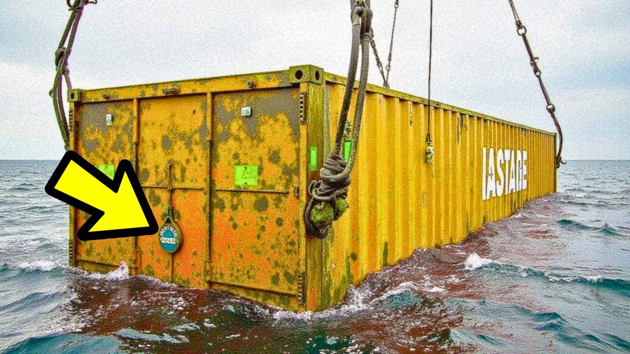 Они думали, что это просто затонувший грузовой контейнер, но потом заглянули внутрь.