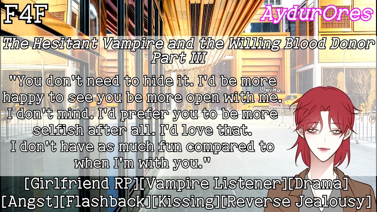 [F4F] Going on a Date with Your Beloved Human Girlfriend [Girlfriend RP][Vampire Listener][Kissing]