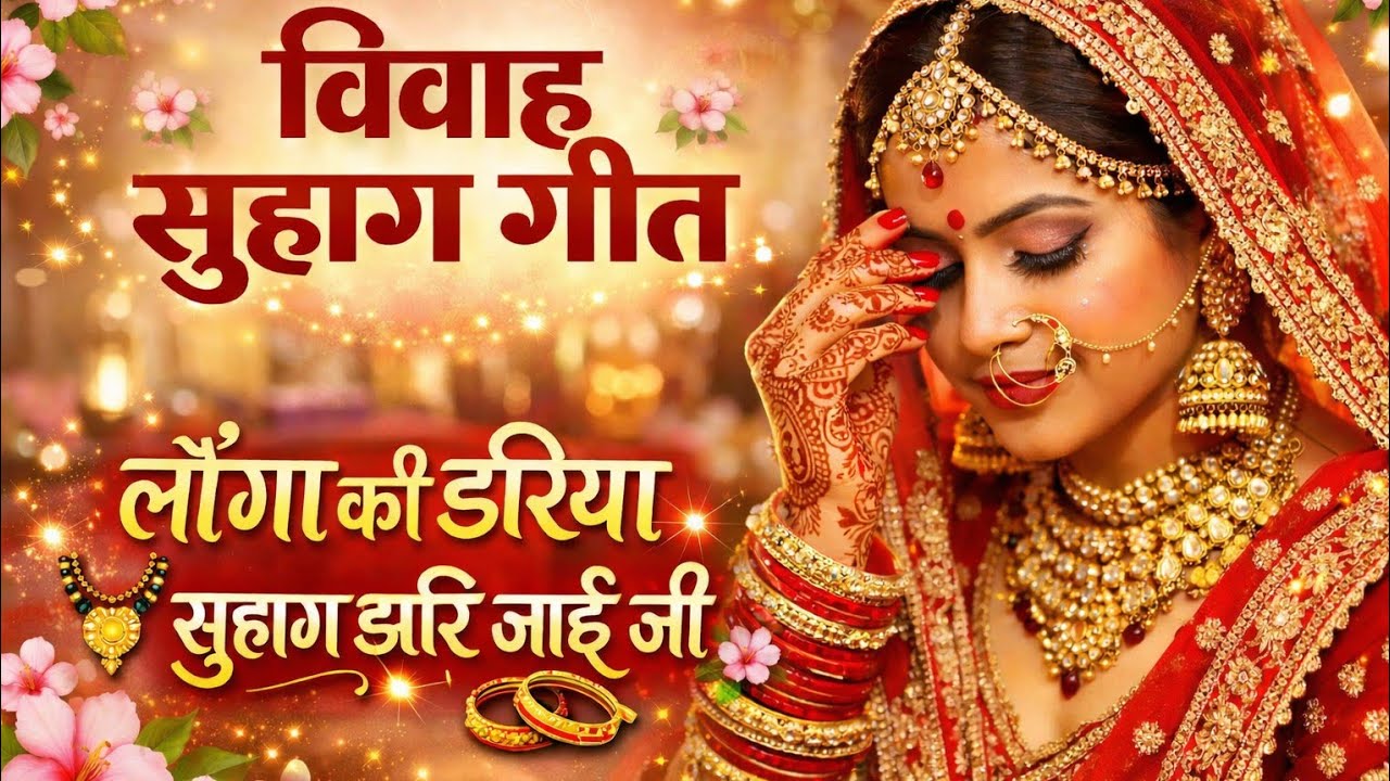 विवाह गीत | लौंगा की डरिया सुहाग झरि जाई जी | विवाह सुहाग गीत |Bhojpuri Wedding Suhag Song | #video 