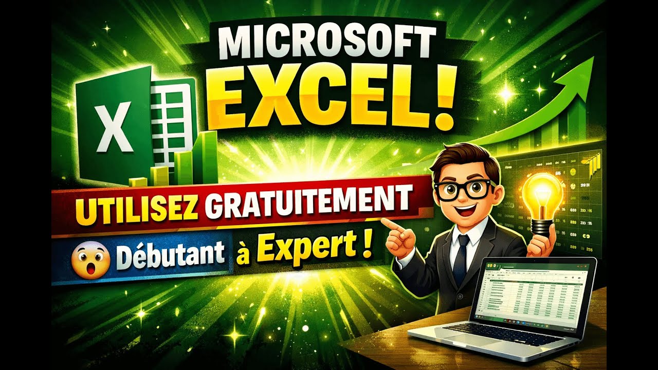 MICROSOFT EXCEL : Comment utiliser Excel gratuitement ? Tuto débutant à Expert en 20 minutes !