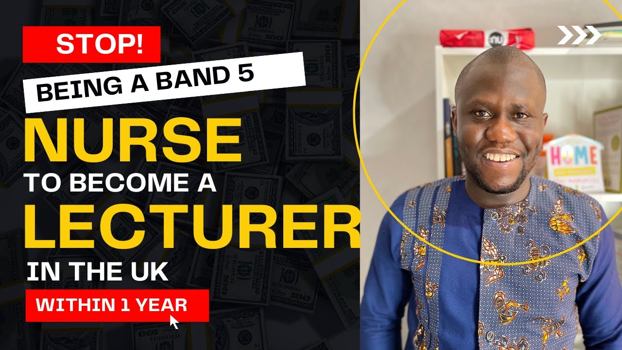 STOP BEING A #NURSE TO BE A #LECTURER IN #NURSING IN THE #UK w Precious Duodu & Dr Shadrach Dare