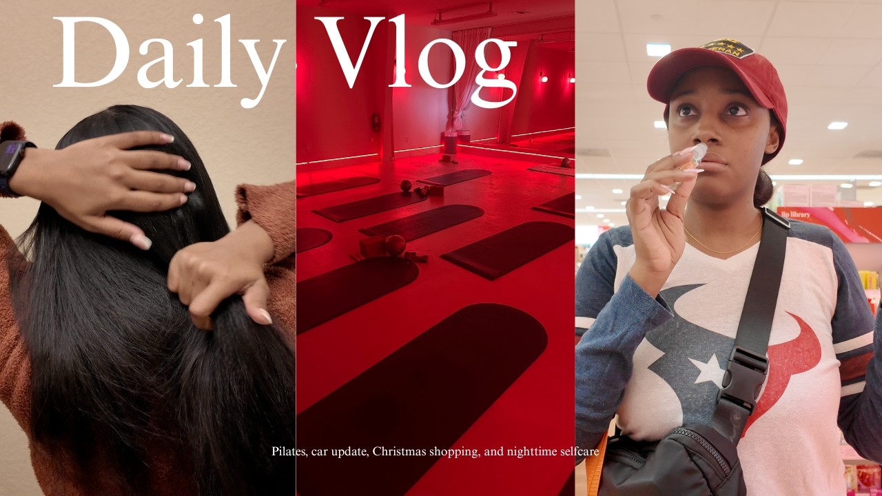 Vlog: last minute Christmas shopping, car trouble rant, experience at Ulta, self care night