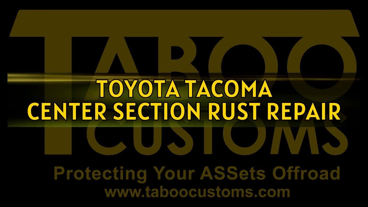 Ремонт ржавчины в центральной части кузова Toyota Tacoma 95-04