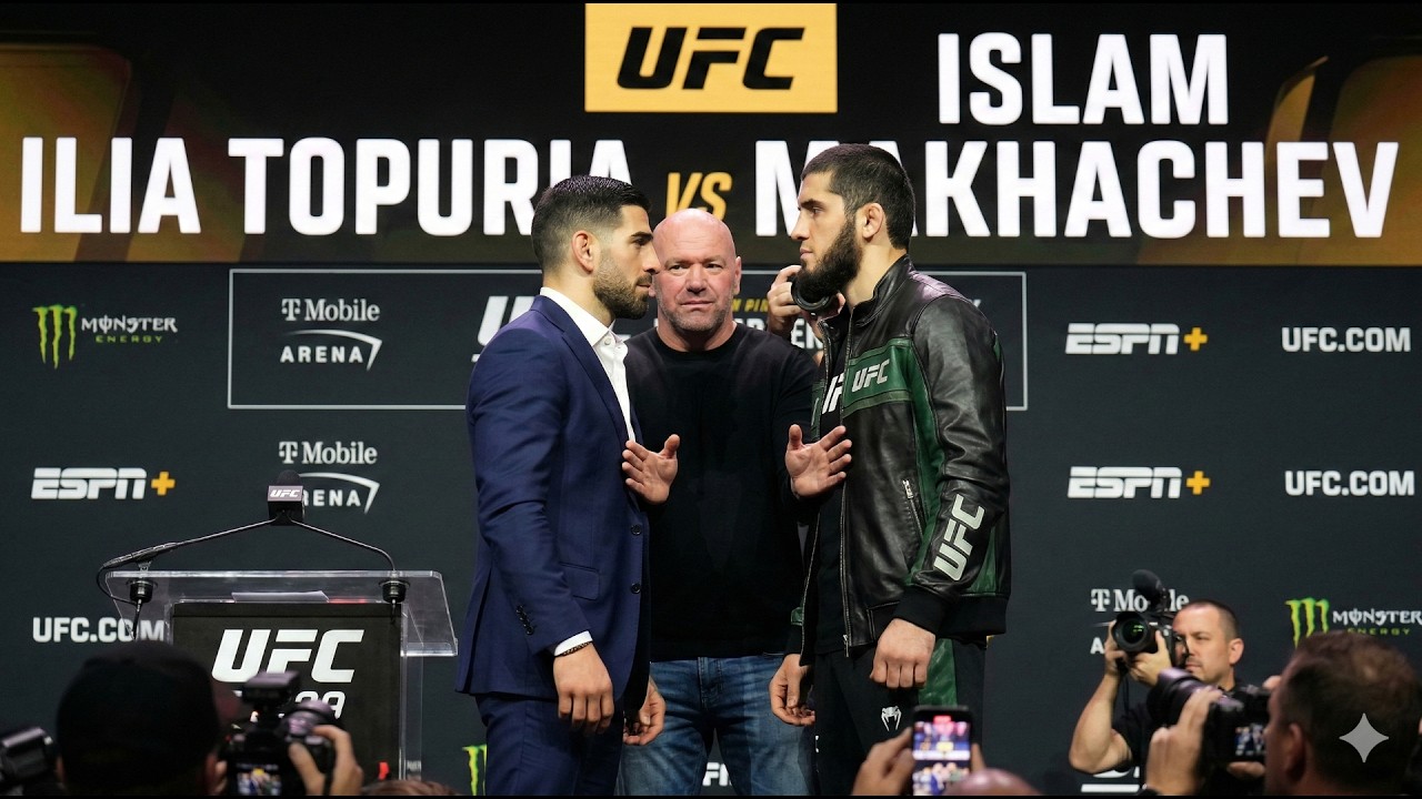Ilia Topuria vs. Islam Makhachev: Official Face-Off