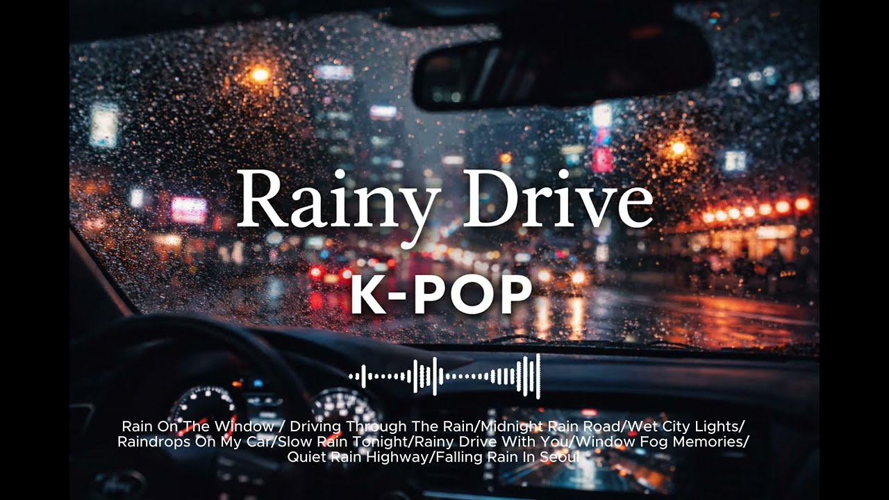 비 오는 날, 차 안에서 창밖 보며 듣는 감성 K-POP ☔🚗