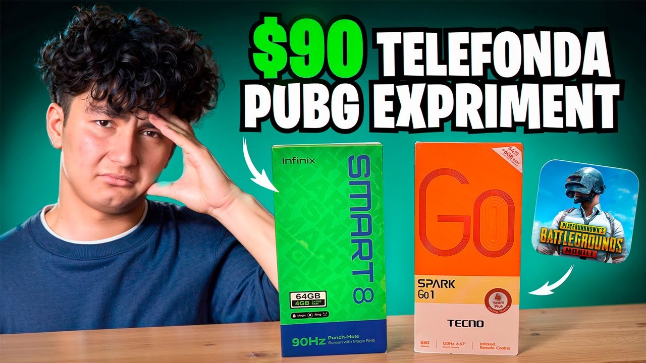 Bu Ikkita $90 Lik Telefonga Pubg Mobile O'rnatsak?...