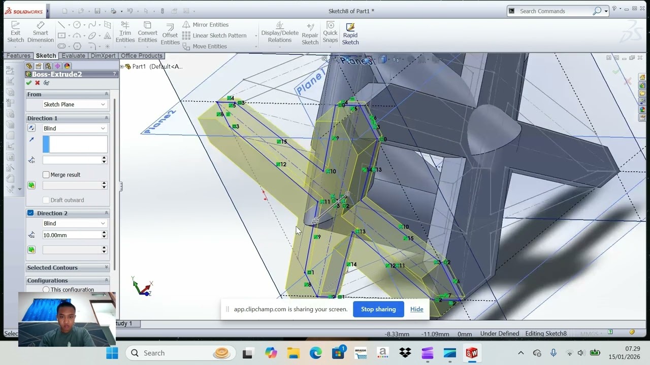 Tutorial Solidworks Octo Truss Cell Structure