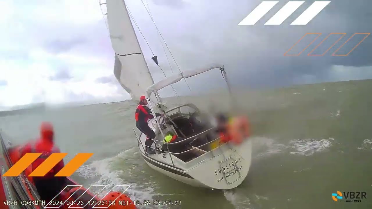 Zeiltocht voor Belgische kust eindigt in nachtmerrie