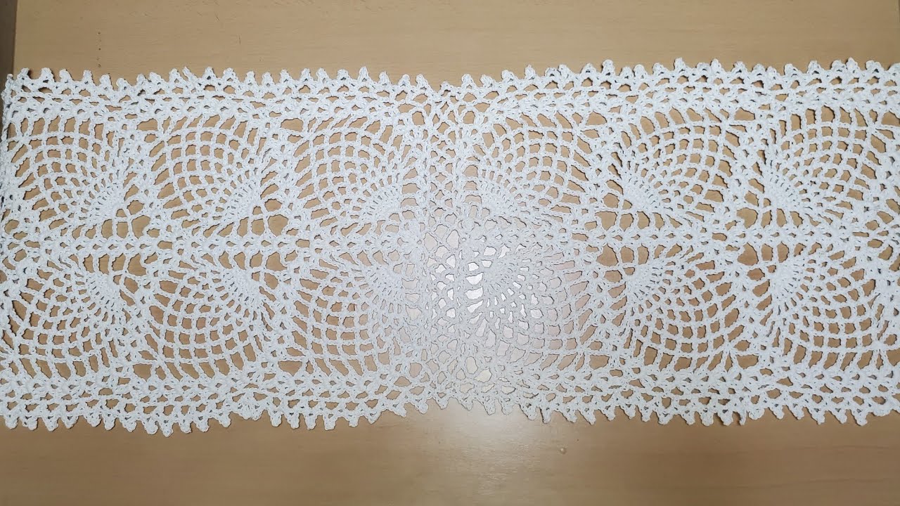 PASSO A PASSO CAMINHO DE MESA EM PADRÃO ABACAXI