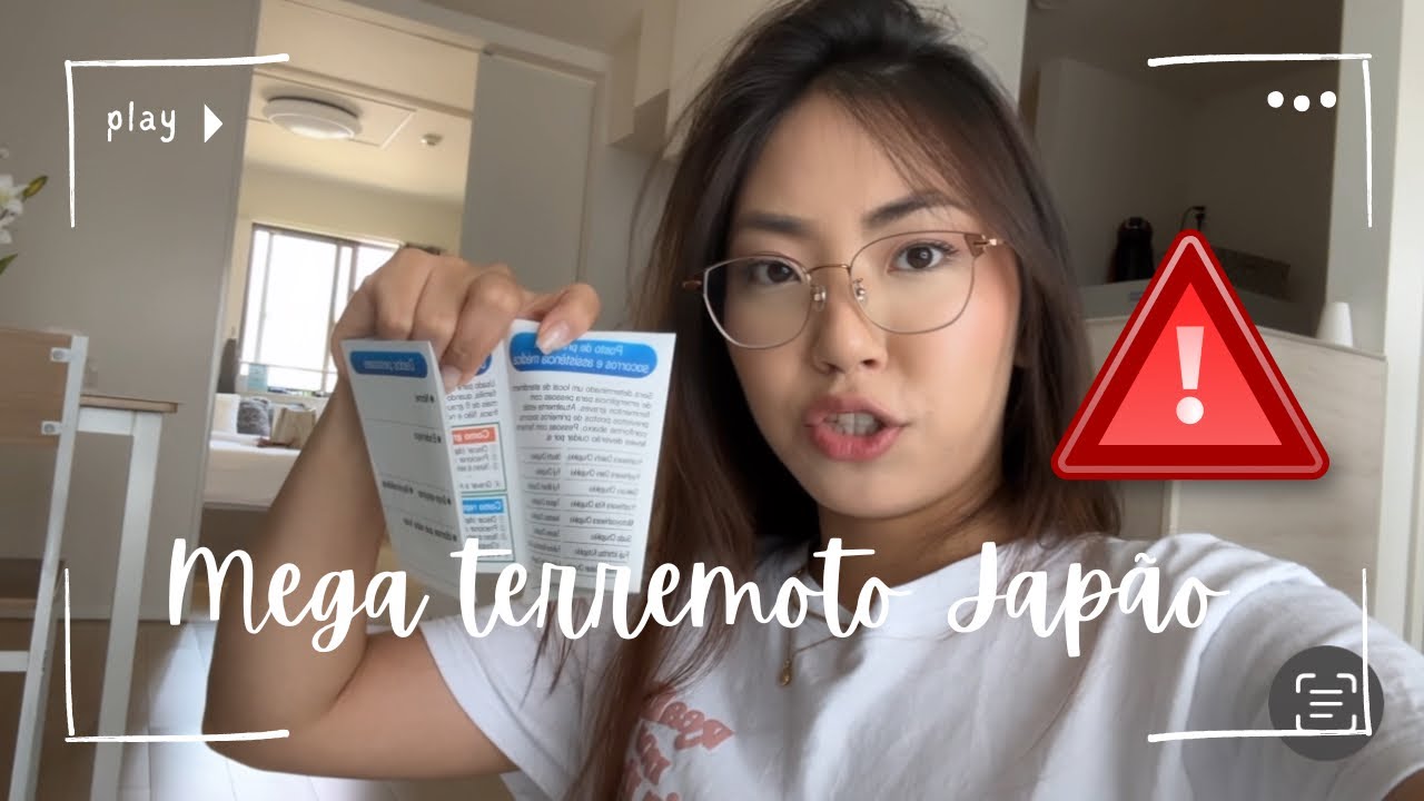 PREPARAÇÃO PARA O MEGA TERREMOTO NO JAPÃO| LARISSA ISHIBARU