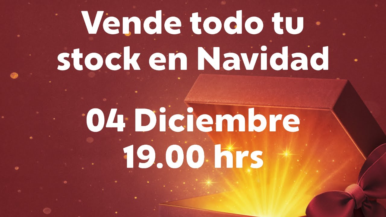 Vende todo tu stock en navidad