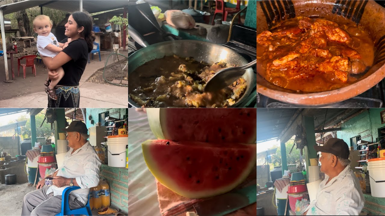 Contando historias de antes ☺️//así salió la sandía 🍉 //