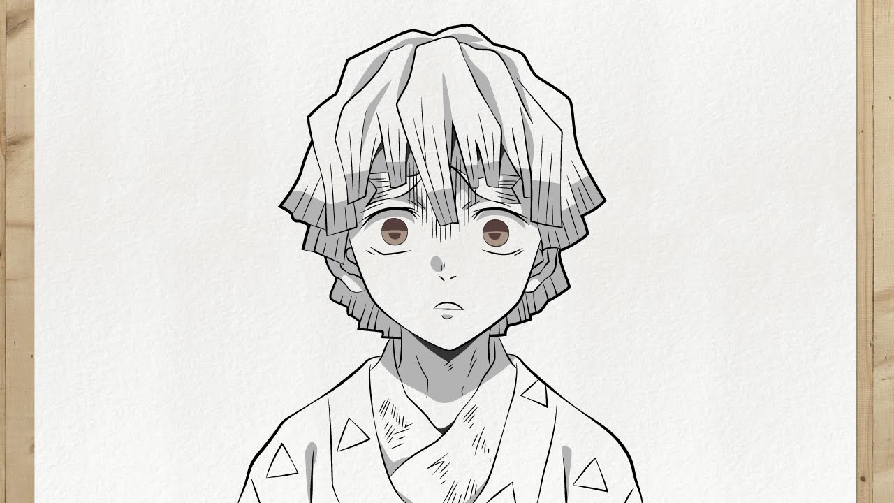 Comment Dessiner ZENITSU (Demon Slayer) | Tutoriel Étape par Étape