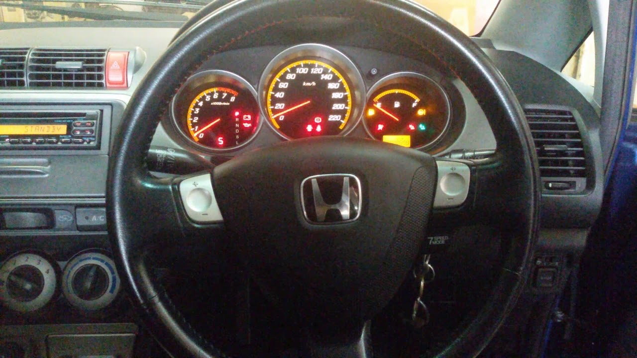 Honda City 2008 7-speed meter self test