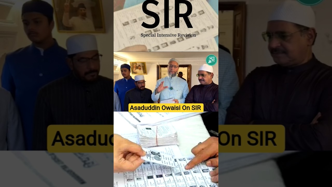 Asaduddin Owaisi Sahab on sir #aimim #sir