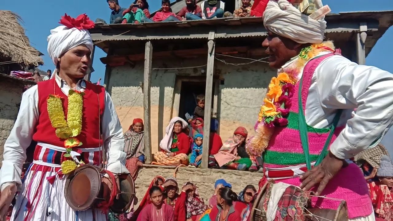 हुड्के नाच मामा भान्जकाे एस्ताे केभयाे मामा भन्ज बिच