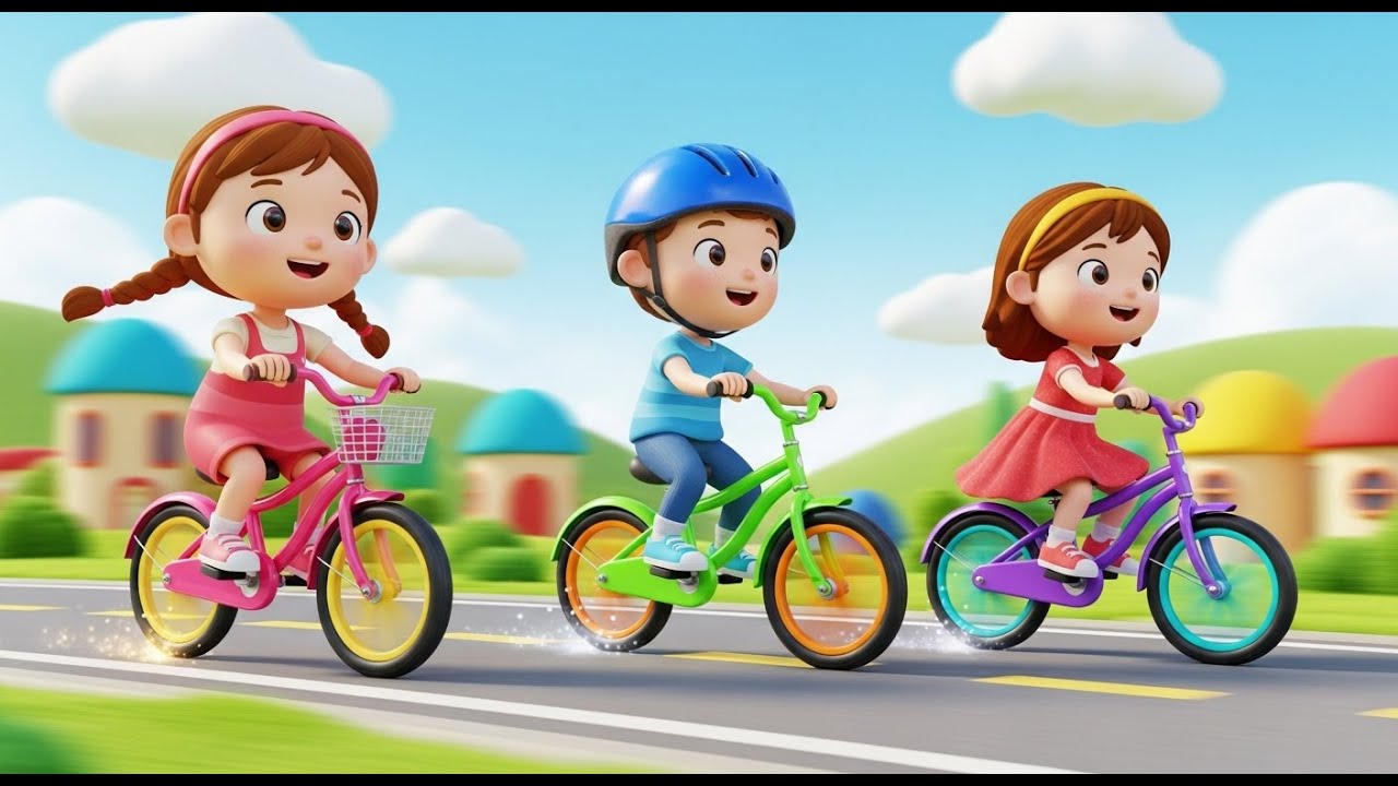 Zoom, Zoom, Rolling Wheels Song! 🚗🎵 | Fun Baby Songs & Nursery Rhymes for Kids | wheels song