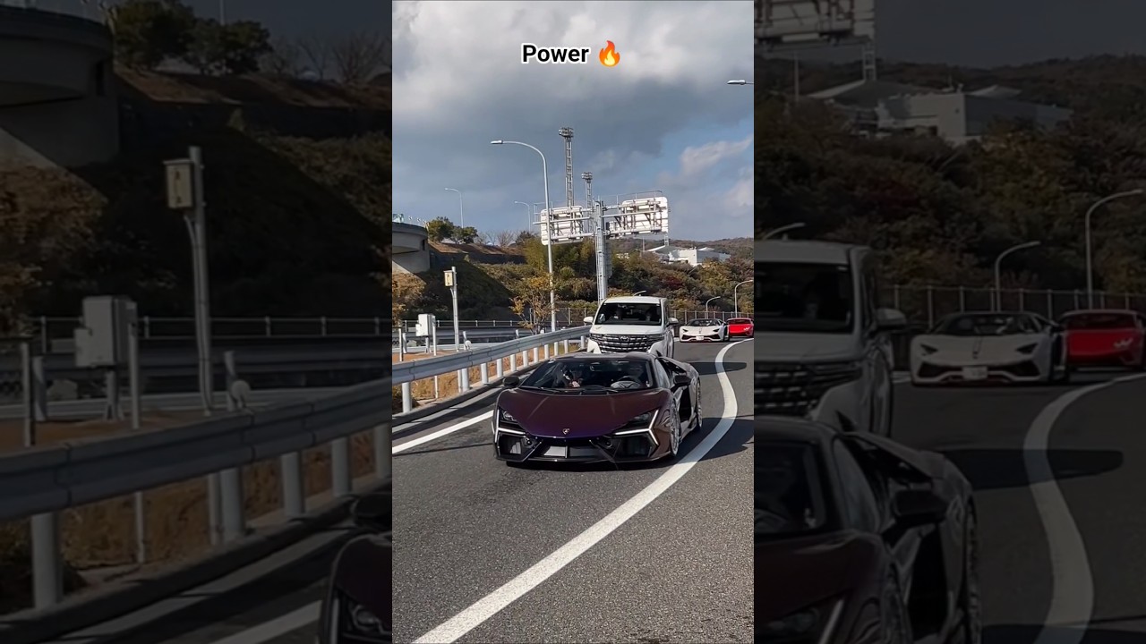Superfast Revuelto V12 strikes the road 🔥🔥#lamborghini #lamborghinirevuelto #supercars #speed #sound