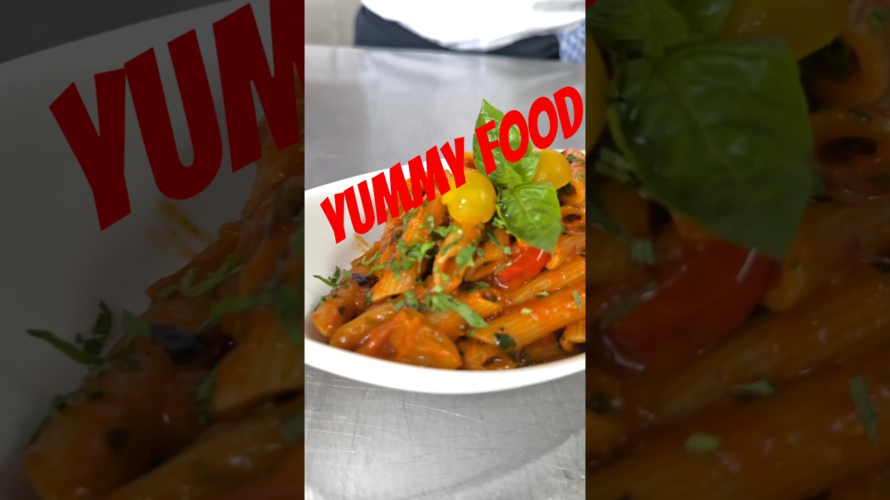 Spicy Penne Arrabiata 🍝 | Bold Italian Flavors in Every Bite! 🇮🇹🔥#Homecooking#italianfood #food