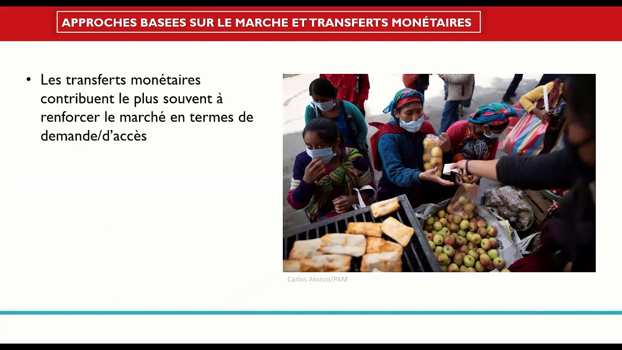 Vidéo de formation CaLP: Les transferts monétaires et la programmation basée sur le marché