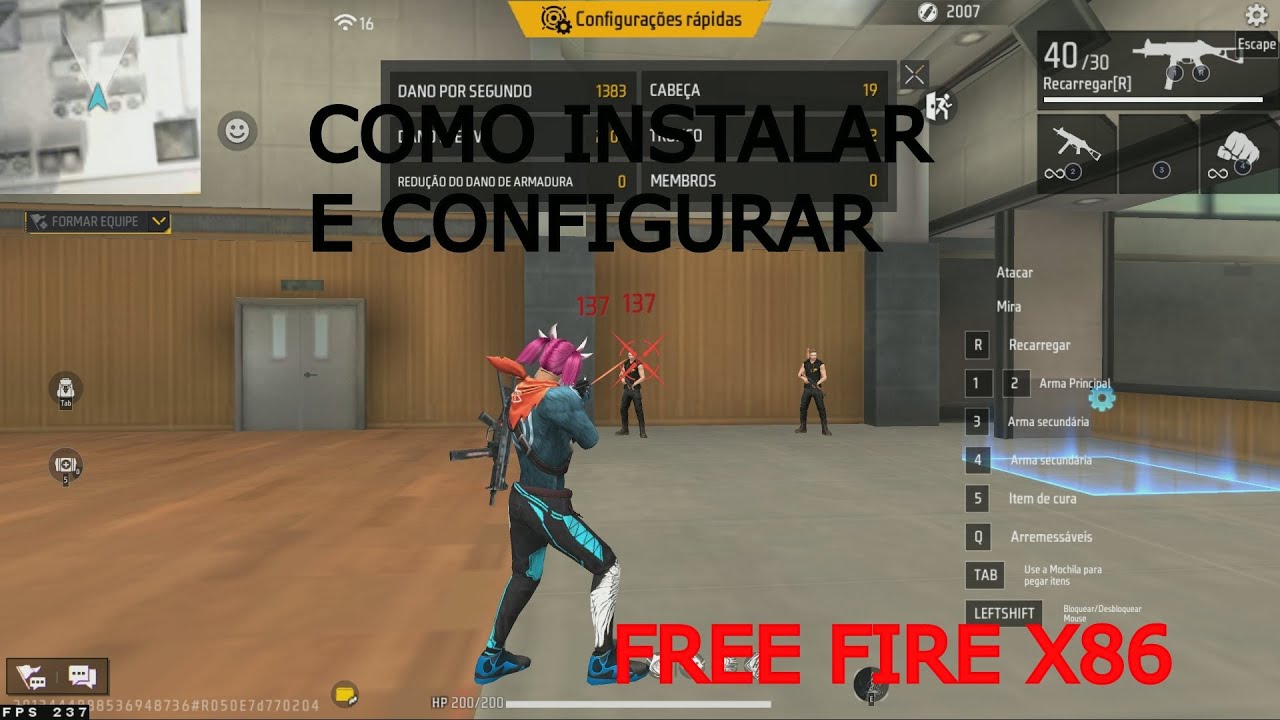 COMO INSTALAR E CONFIGURAR O X86