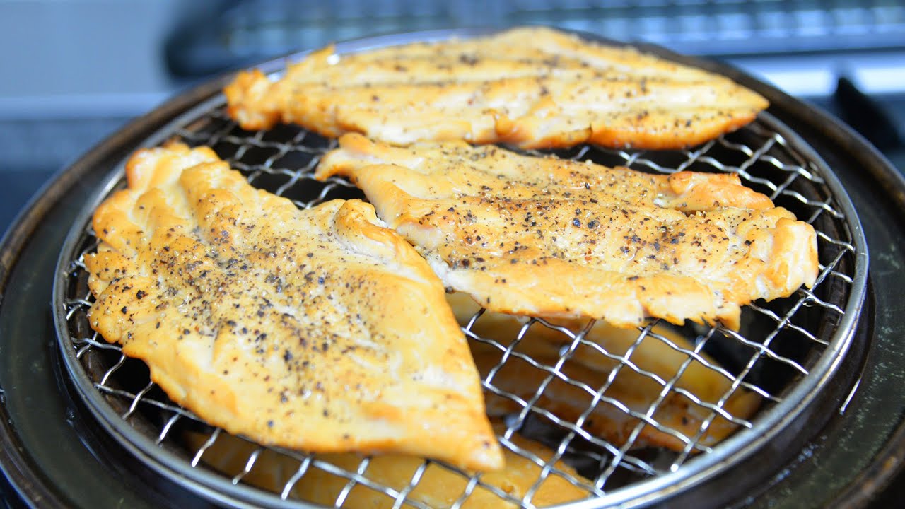 How to make Smoked Chicken tenderloin 長谷園のいぶしぎんで鶏ささみ燻製:Gourmet Report グルメレポート