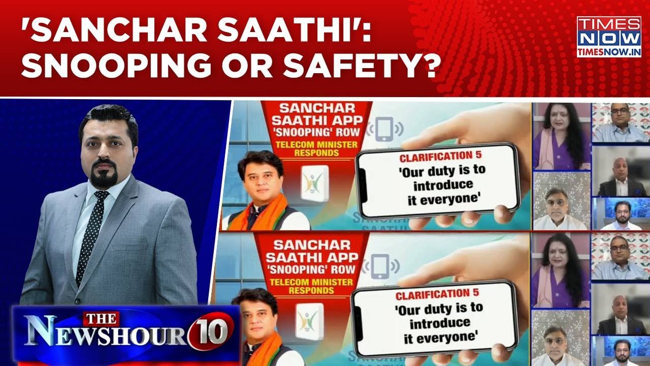'Sanchar Saathi' Showdown: Oppn Attacks Govt, Centre Clarifies; Snooping Or Safety? Newshour Agenda