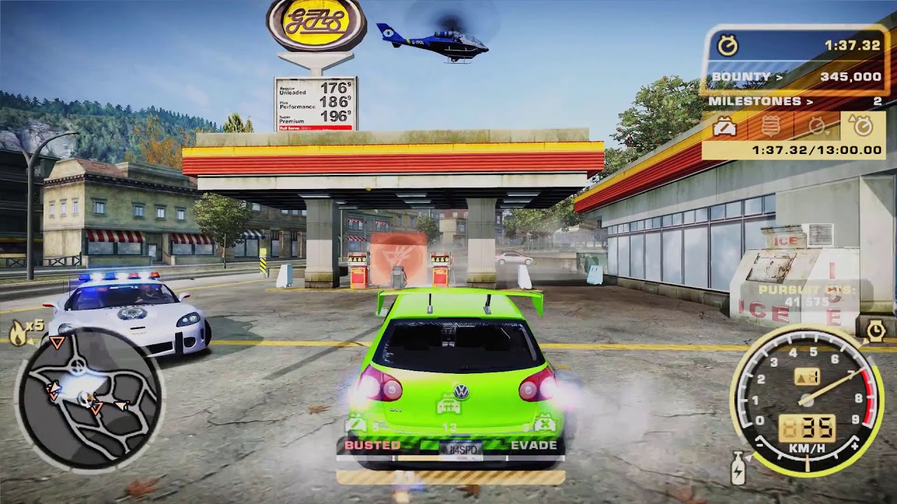 NFS Most Wanted Tips & Tricks #08 - How to quickly get rid of a chopper
