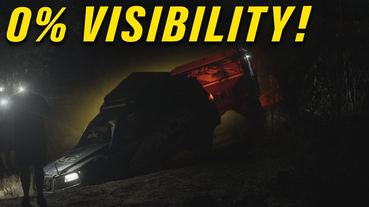 Off-Roading at NIGHT In PITCH BLACK Darkness! | Old Tele Track Ep 3