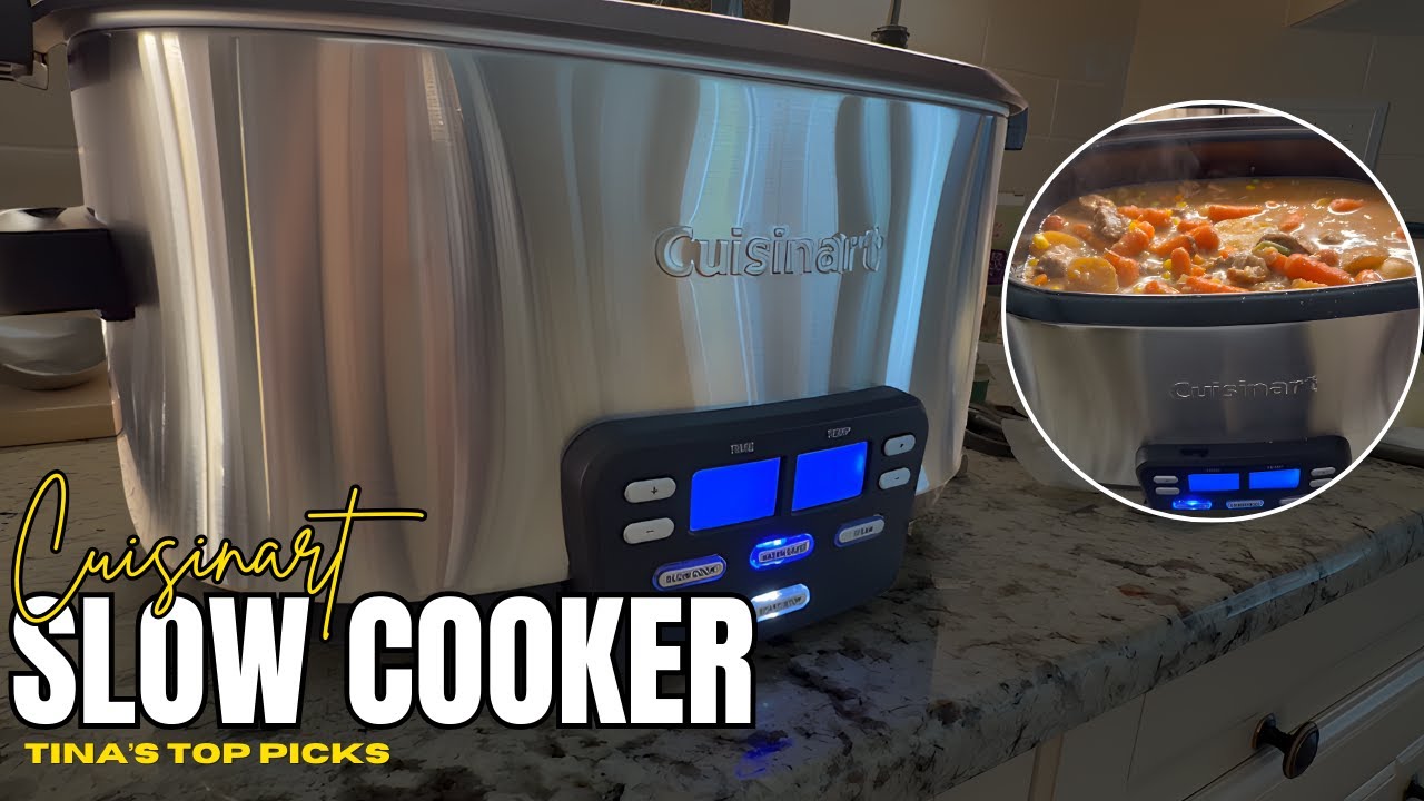 Cuisinart Slow Cooker Easy Meal Cooking Test Making Beef Stew